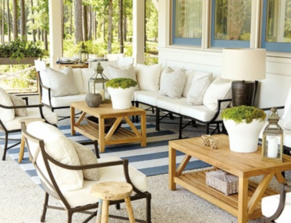 white patio furniture