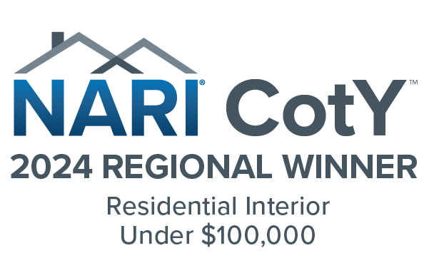 NARI COTY 2024 REGIONAL WINNER RESIDENTIAL INTERIOR UNDER $100,000